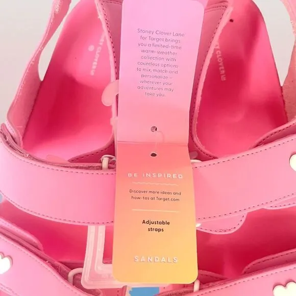 Stoney Clover Lane Sandals Limited Edition Collaboration w/Target NWT Size 9