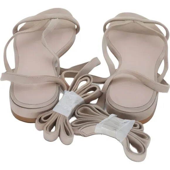 Stuart Weitzman Anita Gladiator Suede Sandals, Brown/Tan, Women's Size 6.5 B