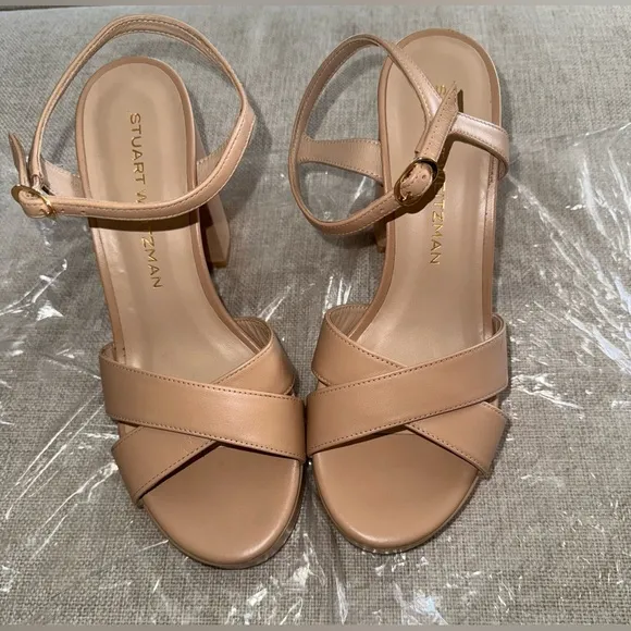 Stuart Weitzman Dayna Crisscross Platform Sandals