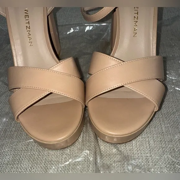 Stuart Weitzman Dayna Crisscross Platform Sandals