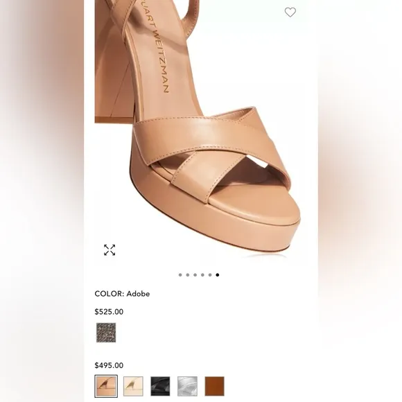 Stuart Weitzman Dayna Crisscross Platform Sandals