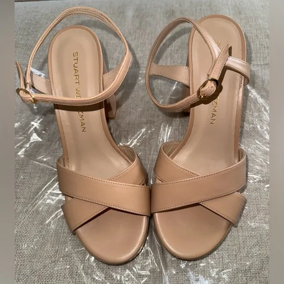 Stuart Weitzman Dayna Crisscross Platform Sandals