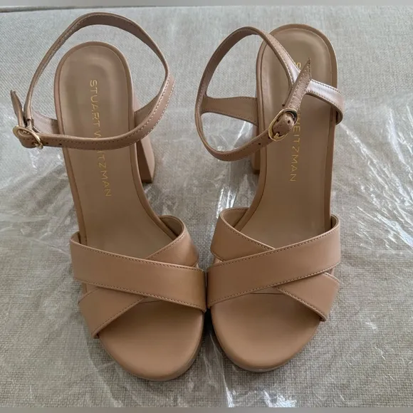 Stuart Weitzman Dayna Crisscross Platform Sandals