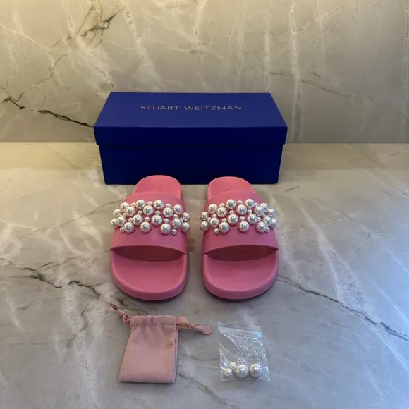 Stuart Weitzman Goldie Pool Slide
