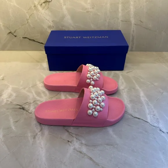 Stuart Weitzman Goldie Pool Slide