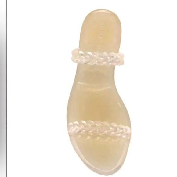 Stuart Weitzman - NIB | Braided Jelly Clear Slide-On Sandals - Size 39.5/9b