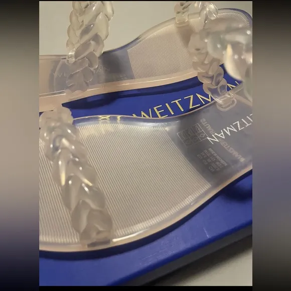 Stuart Weitzman - NIB | Braided Jelly Clear Slide-On Sandals - Size 39.5/9b