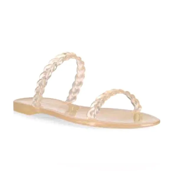 Stuart Weitzman - NIB | Braided Jelly Clear Slide-On Sandals - Size 39.5/9b