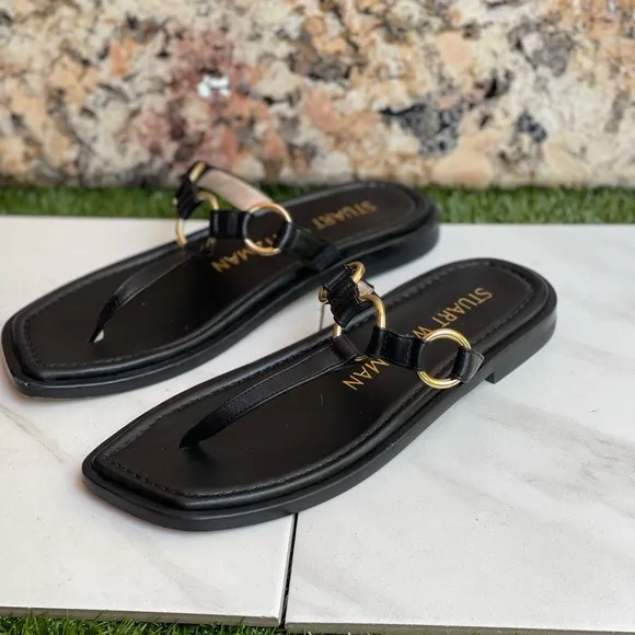 Stuart WeitzmanLalita Flat Sandals size 36.5