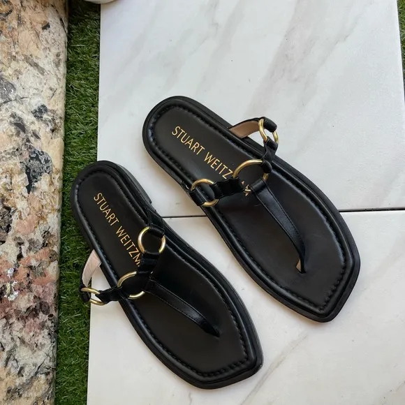 Stuart WeitzmanLalita Flat Sandals size 36.5