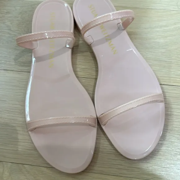Stuart Whitman pink jelly‎ sandals NWOB size 8