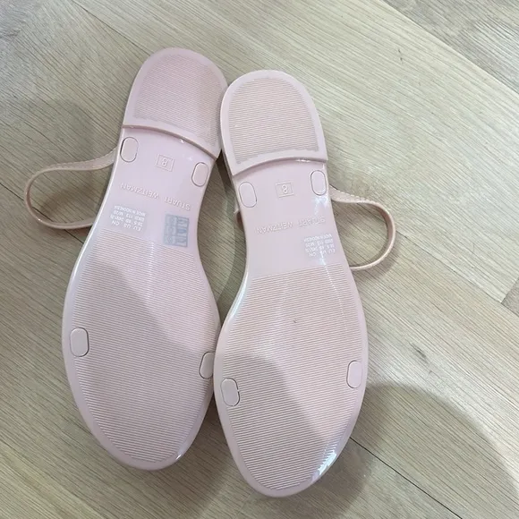 Stuart Whitman pink jelly‎ sandals NWOB size 8