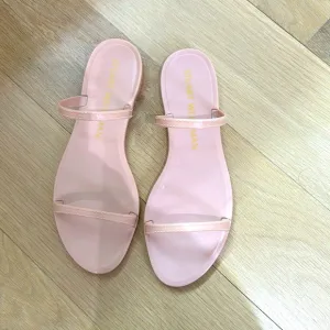 Stuart Whitman pink jelly‎ sandals NWOB size 8