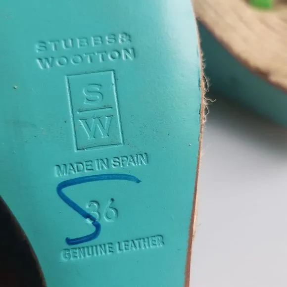 Stubbs &amp; Wootton wedge sandals