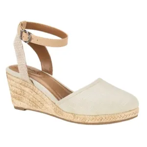 STYLE &amp; CO MAILENA Women's Wedge Heel Espadrille Sandals Canvas Size 10