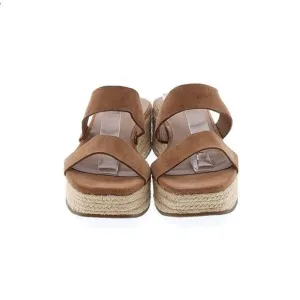 Suede Tan Brown Wedge Sandals, Treasure &amp; Bond, Size 9