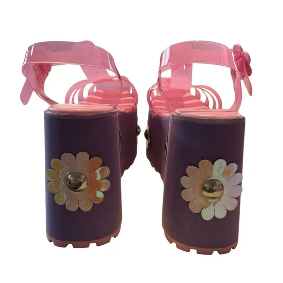 Sugar Thrillz Lavendar Pink Jelly Platform