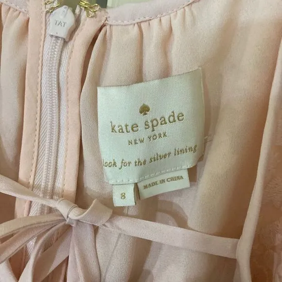 Super Cute! NWT KATE SPADE - Pearl Pink - by the pool - Lace Dress