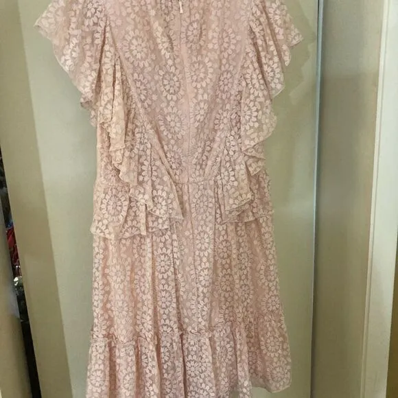 Super Cute! NWT KATE SPADE - Pearl Pink - by the pool - Lace Dress