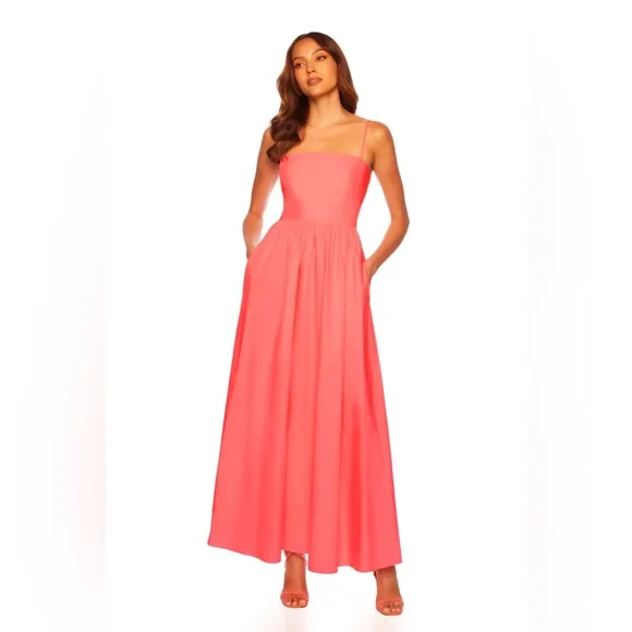 Susana Monaco NWT Poplin Open Back Dress