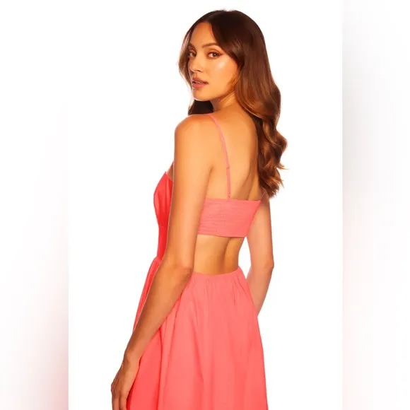 Susana Monaco NWT Poplin Open Back Dress