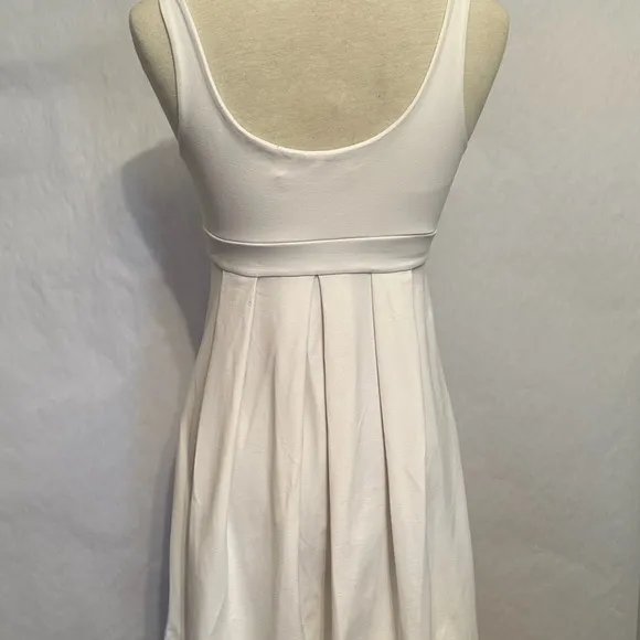 Susana Monaco White Fit &amp; Flare Tank Dress Size Medium Balletcore