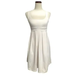 Susana Monaco White Fit &amp; Flare Tank Dress Size Medium Balletcore