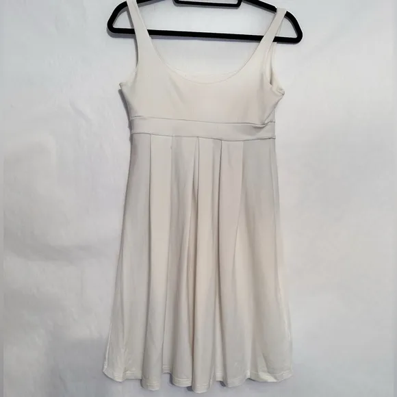 Susana Monaco White Fit &amp; Flare Tank Dress Size Medium Balletcore