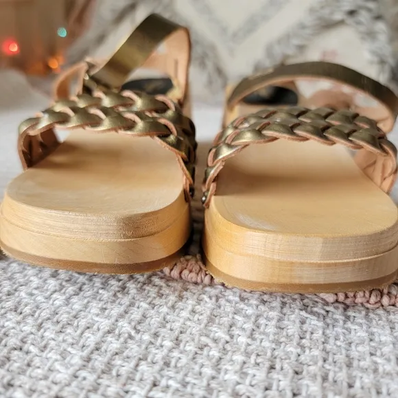 Swedish Hasbeens × FP &amp; Anthro | Tanja Retro Wooden Platform Clog Sandals