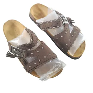 sz 7 US 38 EU Birkenstock Betula Krystle Swarovski Rhinestone Buckle Sandal