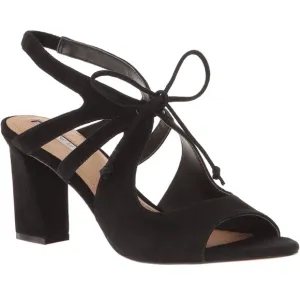 Tahari Night Black Slingbacks Heels Pump Sandals