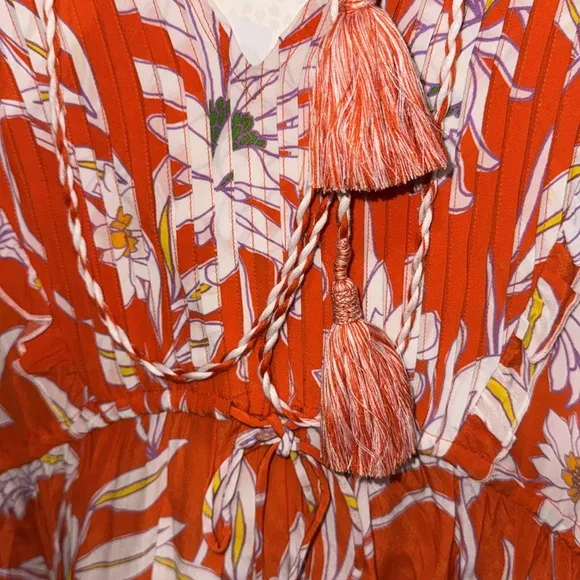 TAJ By Sabrina Crippa EVI DRESS - CIMBRONE ARANCIA