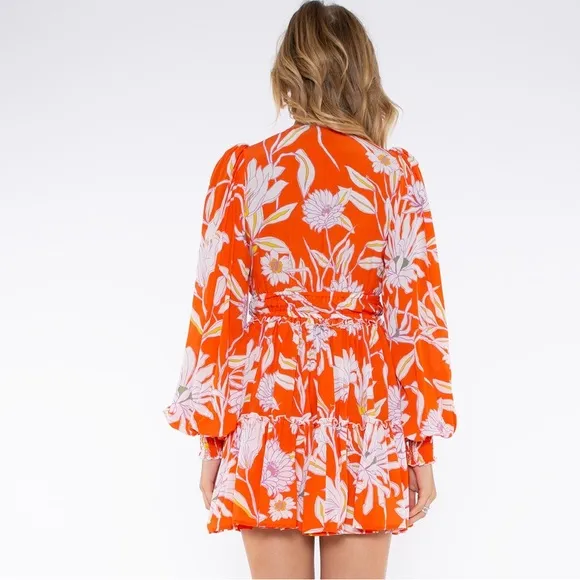 TAJ By Sabrina Crippa EVI DRESS - CIMBRONE ARANCIA