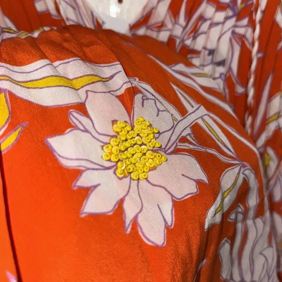 TAJ By Sabrina Crippa EVI DRESS - CIMBRONE ARANCIA