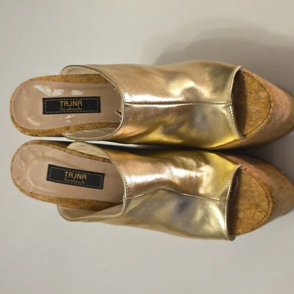 TAJNA CLUBPEEP TOE PLATFORM HEEL WEDGE- 35 / 21cm