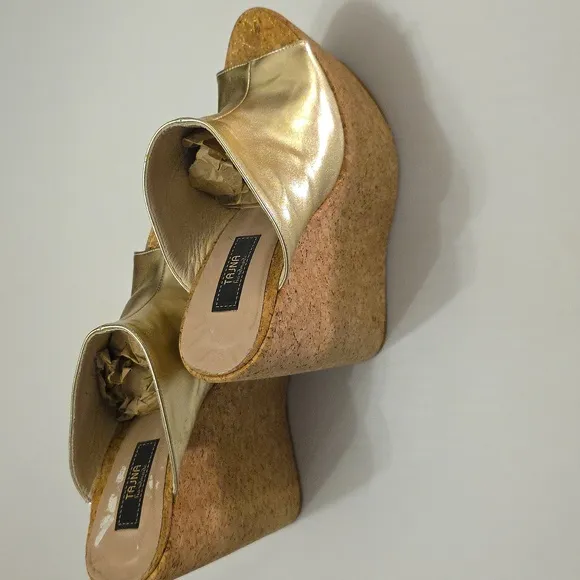 TAJNA CLUBPEEP TOE PLATFORM HEEL WEDGE- 35 / 21cm