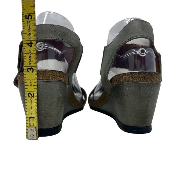 Taos Carousel 2 Leather Wedge Sandals EU 39