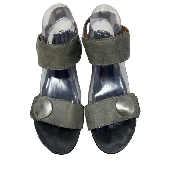 Taos Carousel 2 Leather Wedge Sandals EU 39