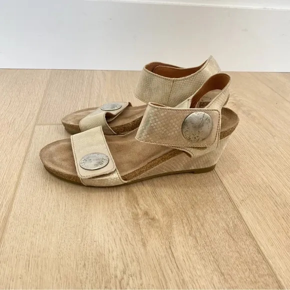 Taos Carousel 2 Metallic Wedge Sandals