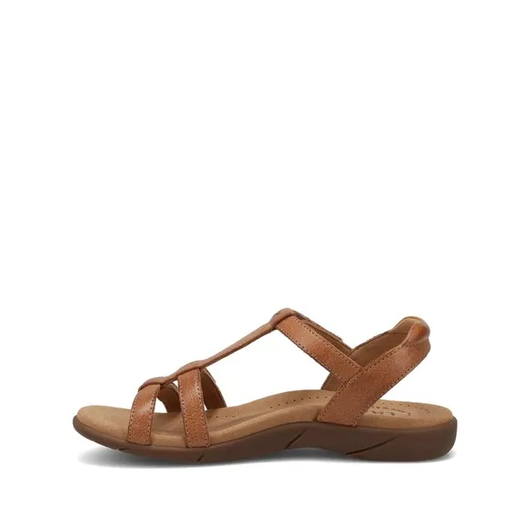Taos Footwear Women's Trophy 2 Brown Honey Strappy Sandals- Size 9