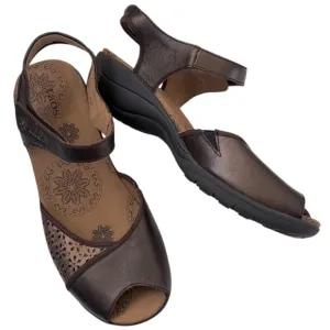 Taos Leather Sandals Brown Bronze Size 10 EUC