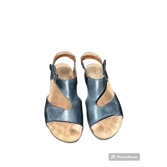 ✨Taos Rita Sandals Blue Leather✨