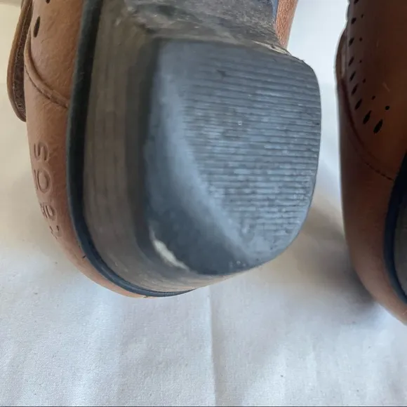Taos Tango Mary Jane Wedge Sandals Leather Women Size 7.5