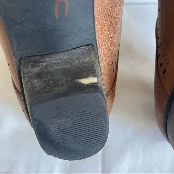 Taos Tango Mary Jane Wedge Sandals Leather Women Size 7.5