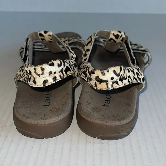 Taos Trophy 2 Leopard Print Sandals