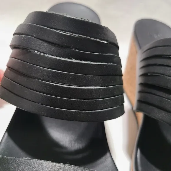 Teva Arabelle Leather Wedge Sandals sz 7.5