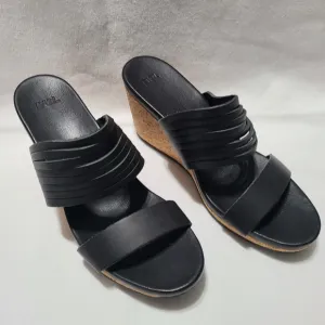 Teva Arabelle Leather Wedge Sandals sz 7.5