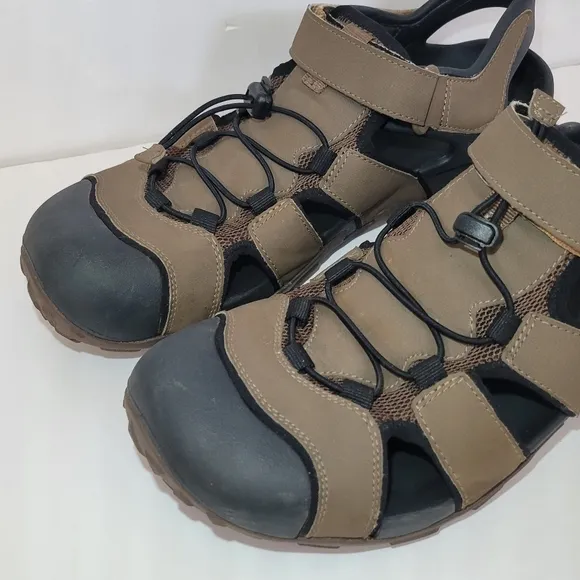 TEVA BROWN FLINTWOOD SPORT/ WATER HIKING SHOES SANDALS  MEN‎ US 12 ACTIVE