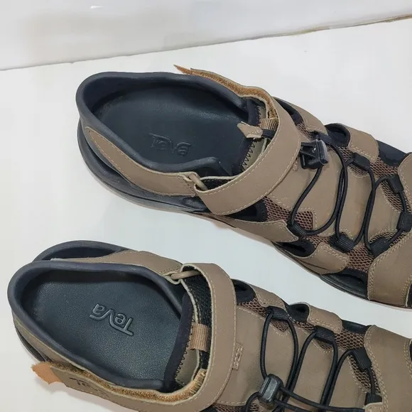 TEVA BROWN FLINTWOOD SPORT/ WATER HIKING SHOES SANDALS  MEN‎ US 12 ACTIVE