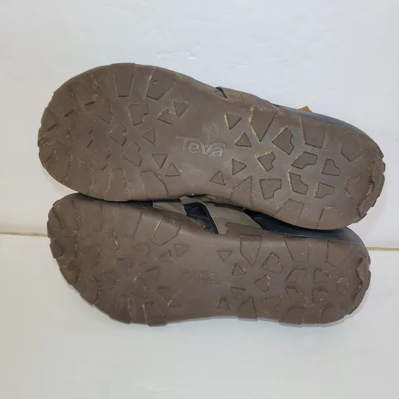 TEVA BROWN FLINTWOOD SPORT/ WATER HIKING SHOES SANDALS  MEN‎ US 12 ACTIVE